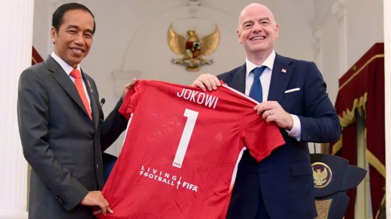 Gianni Infantino dan Jokowi